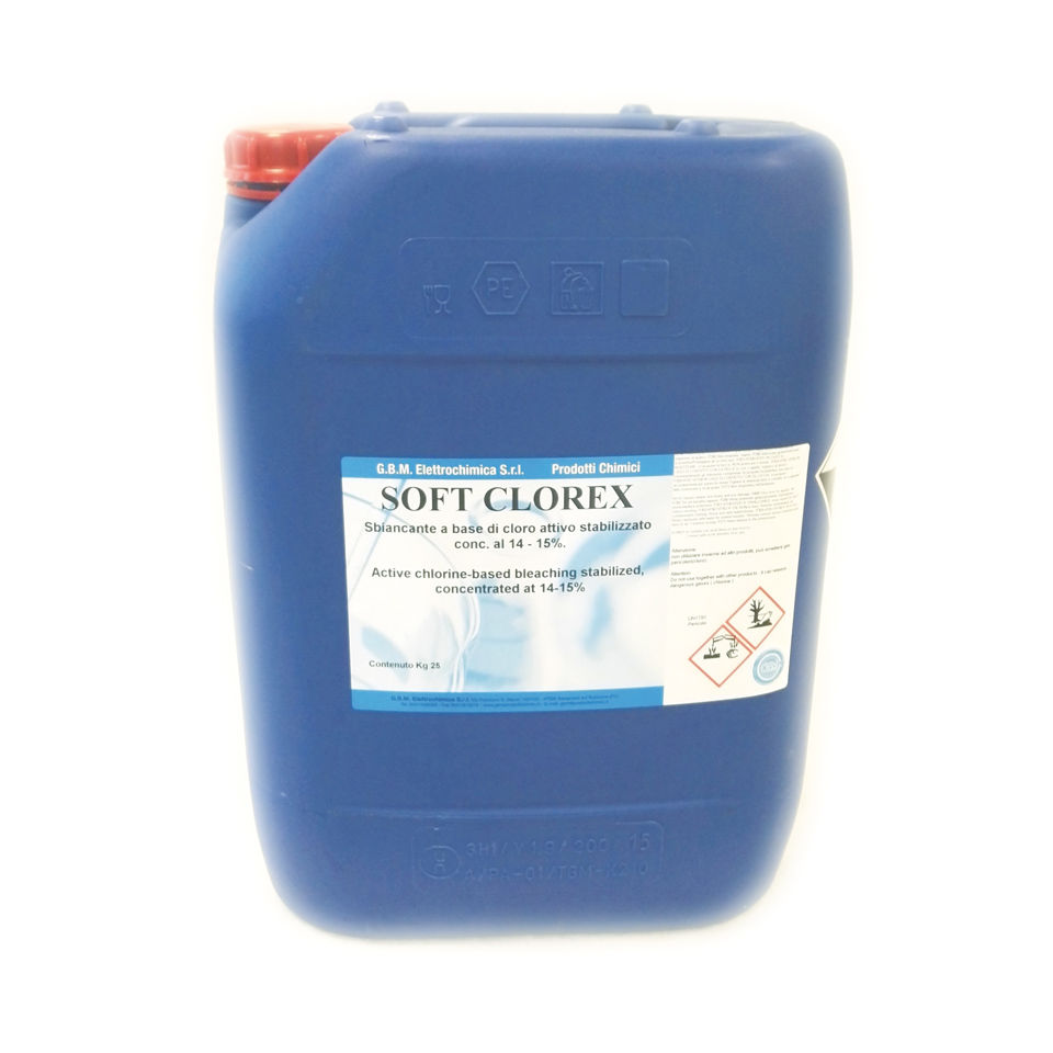 Candeggina Concentrata- Soft Clorex 25 Kg