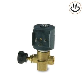 Elettrovalvola Vapore 1/4 con regolazione ø=mm.2,8 Tenuta EPDM W.12 V.230
